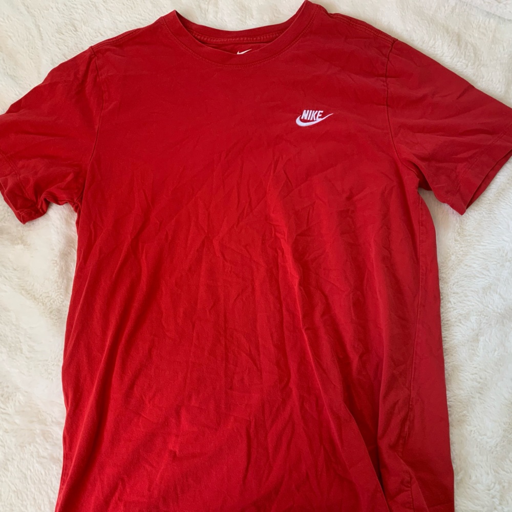 Red Nike Tee, Size Medium